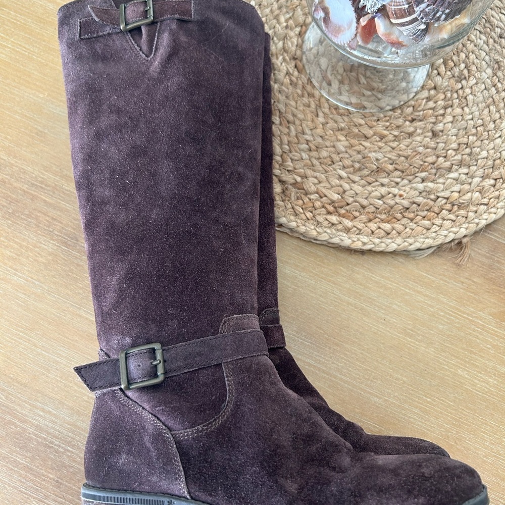 Sam Edelman Suede Riding Boots - Picture 3 of 7